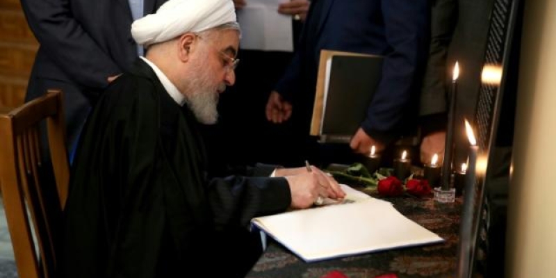 Iran's president urges 'unity' after plane protests